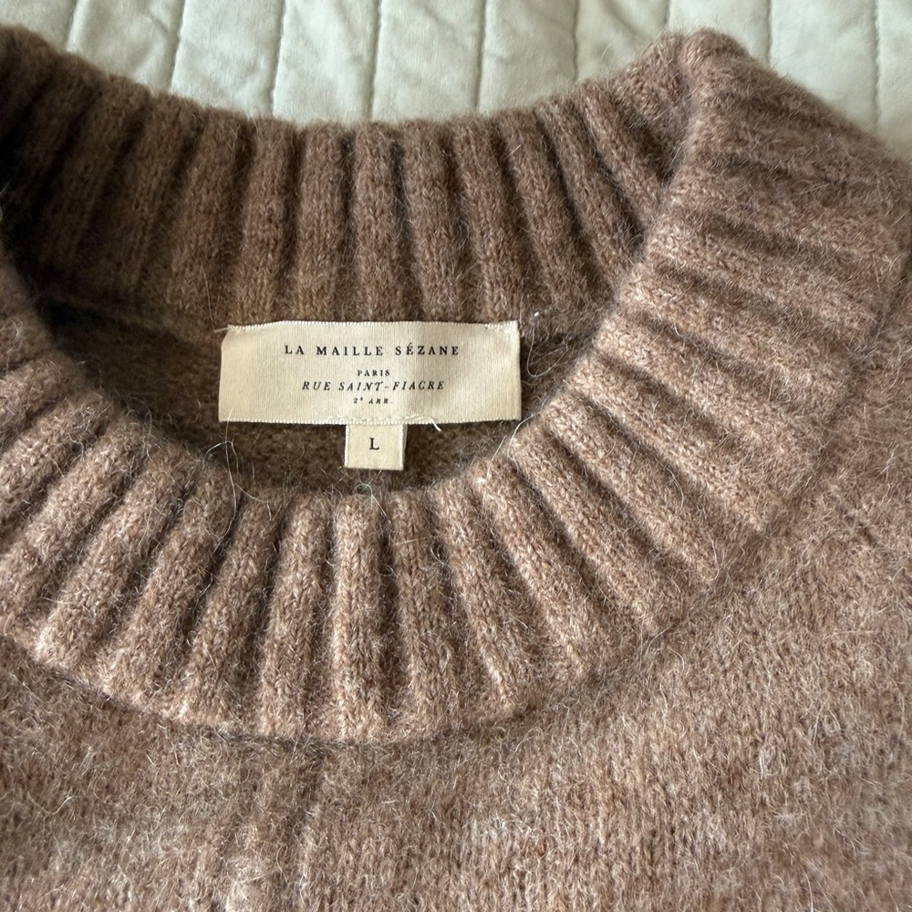 Sezane pullover sweater large - Picture 2 of 5